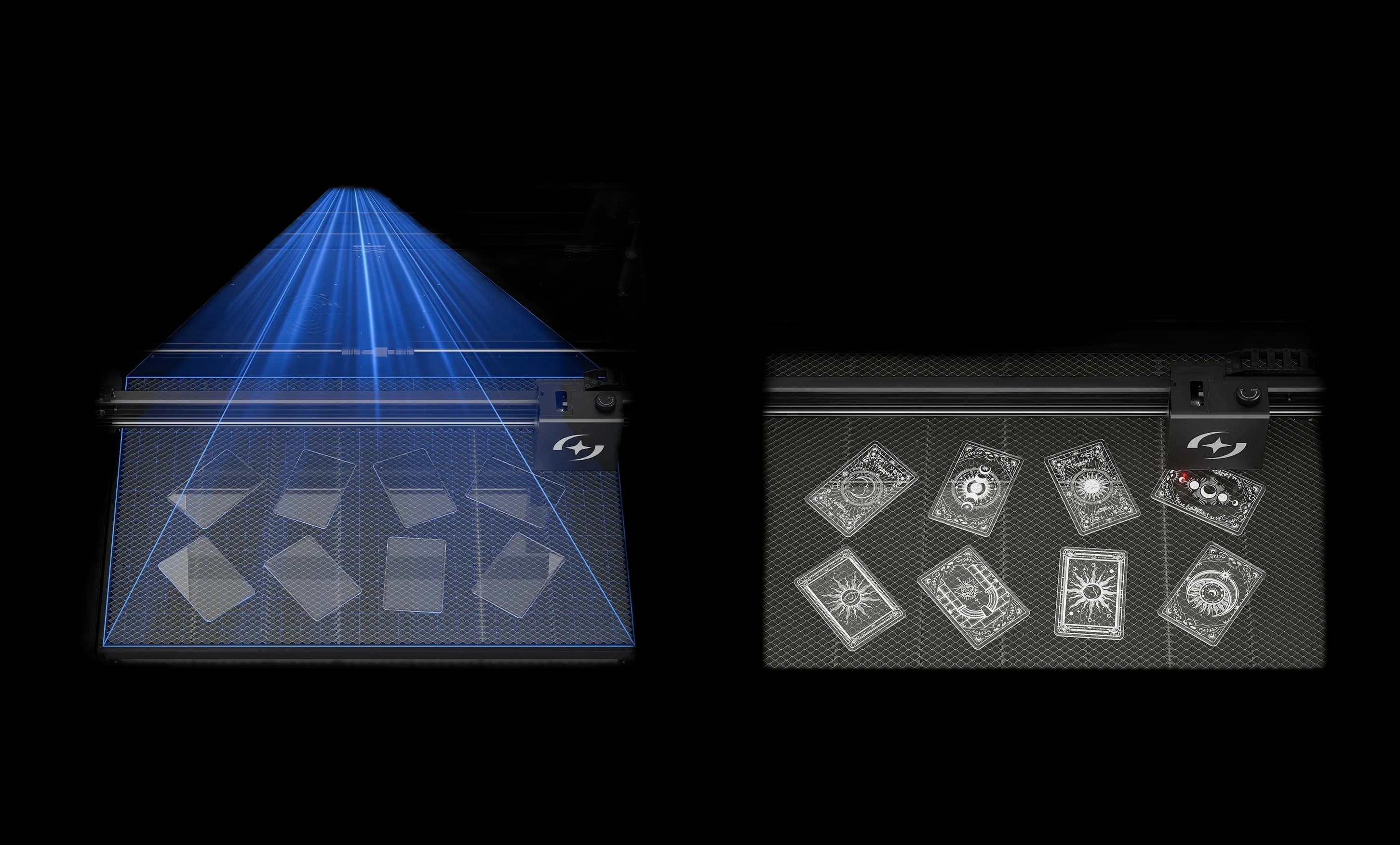 AtomStack Hurricane 55W CO2 Laser Cutter