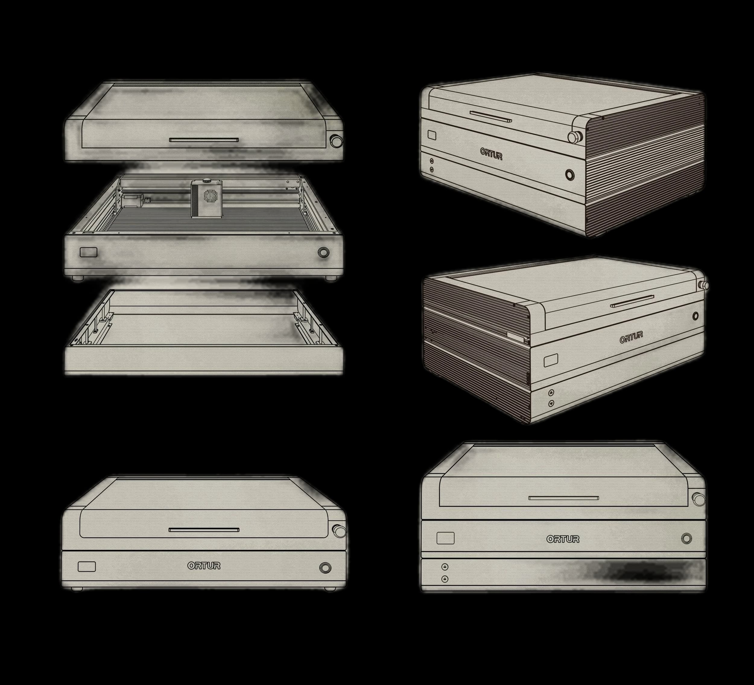 Ortur H20: Ultimate 40W Laser Engraving & Cutting Master，10W/20W/40W Cutting & Infrared 2W for Metal Engraving