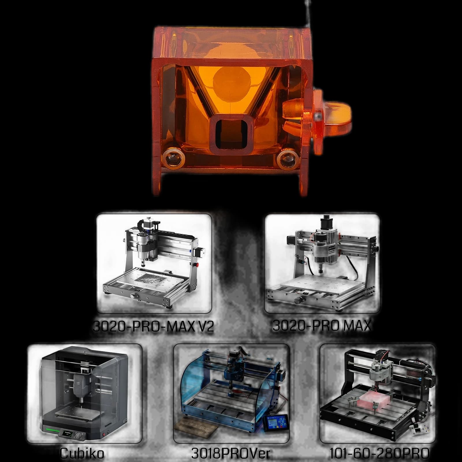 CFL55-33 5.5W Compressed FAC Laser Module for 4040 series, 3018 CNC, 3020-PRO Series CNC Router