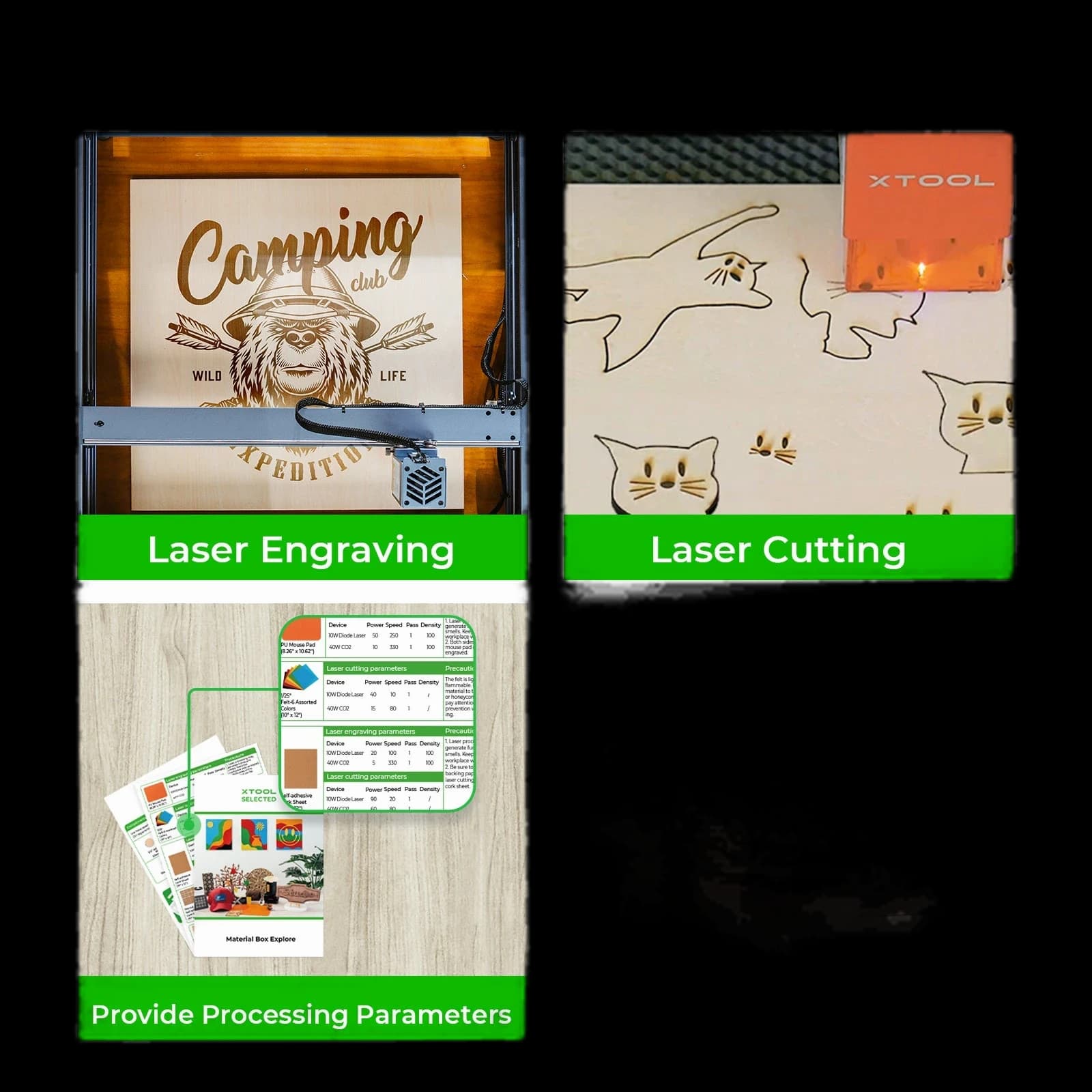 Laser Material Explore Kit (111pcs)