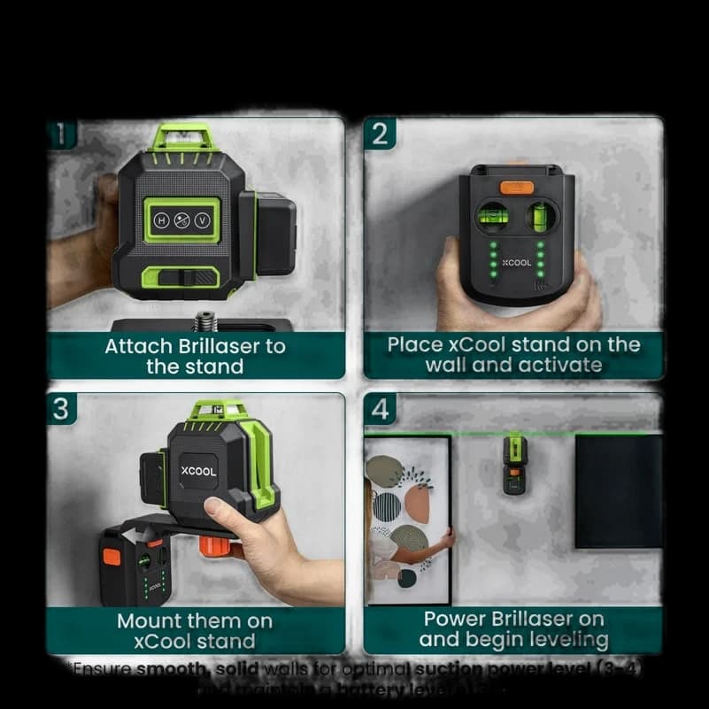 Brillaser 360° Self-Leveling Laser Level