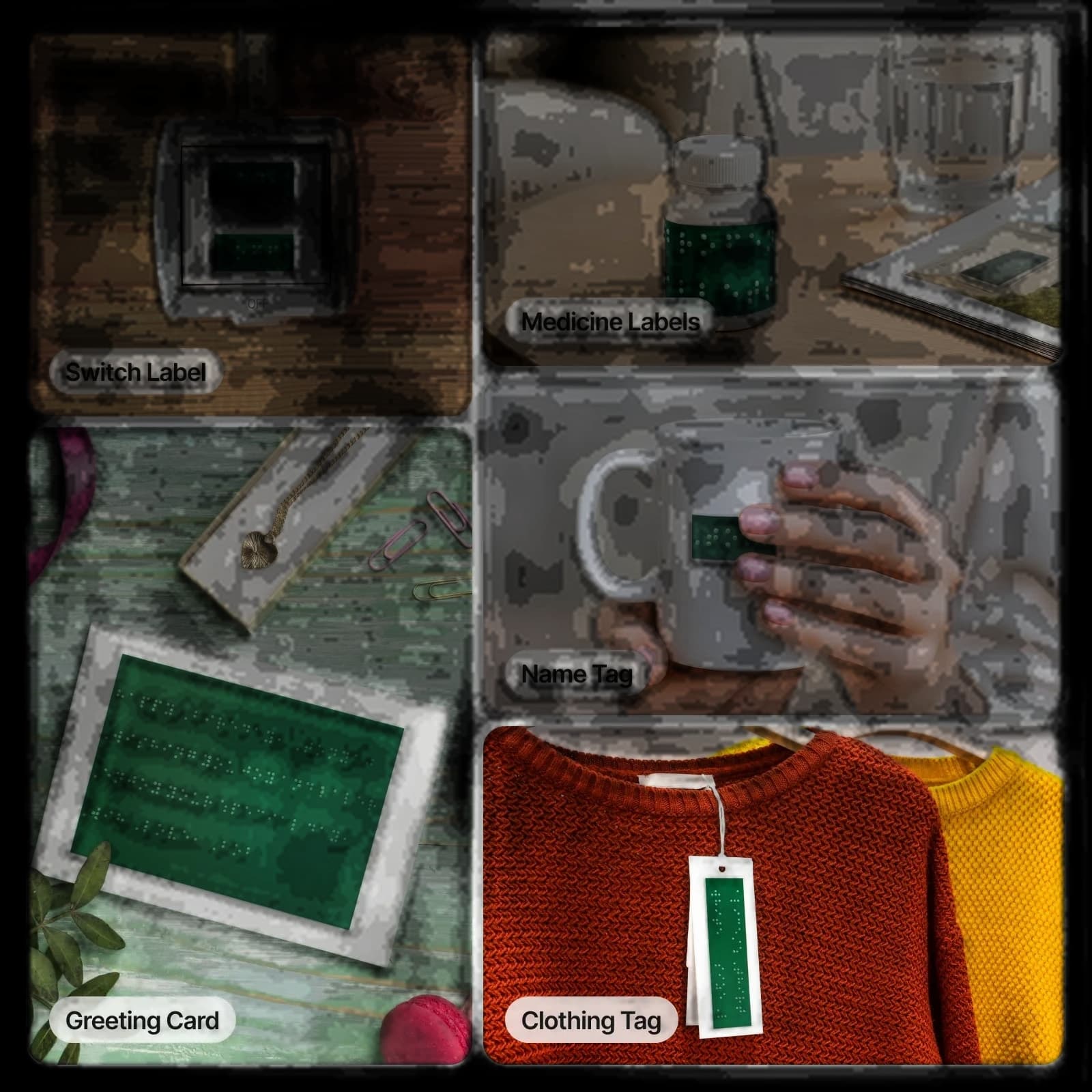 Laser Braille Sticker Trial Set