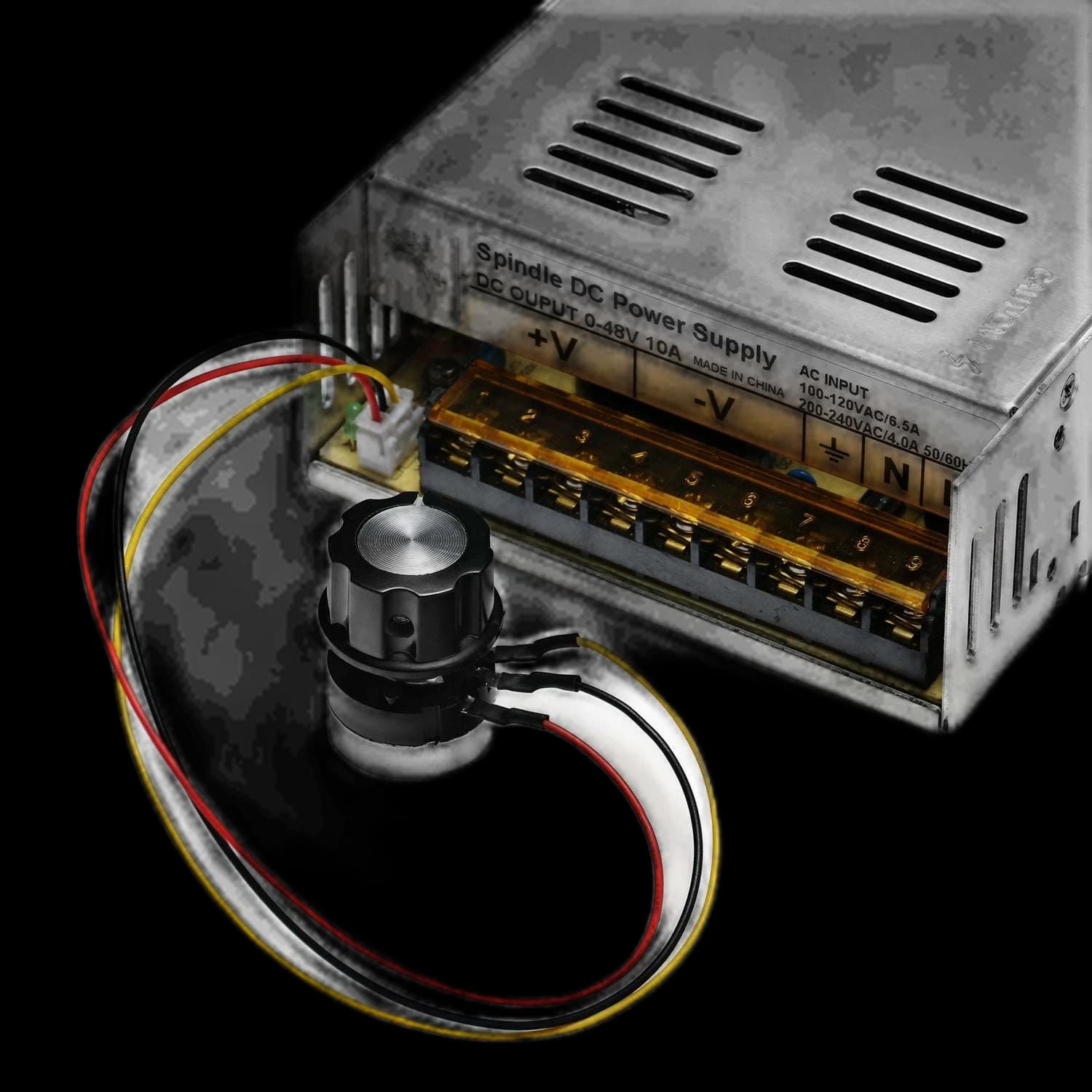 52mm Aluminum 300W Z-Axis Spindle Motor Kit, for 3018, 4040, 3030-PROVer, PROVerXL CNC router