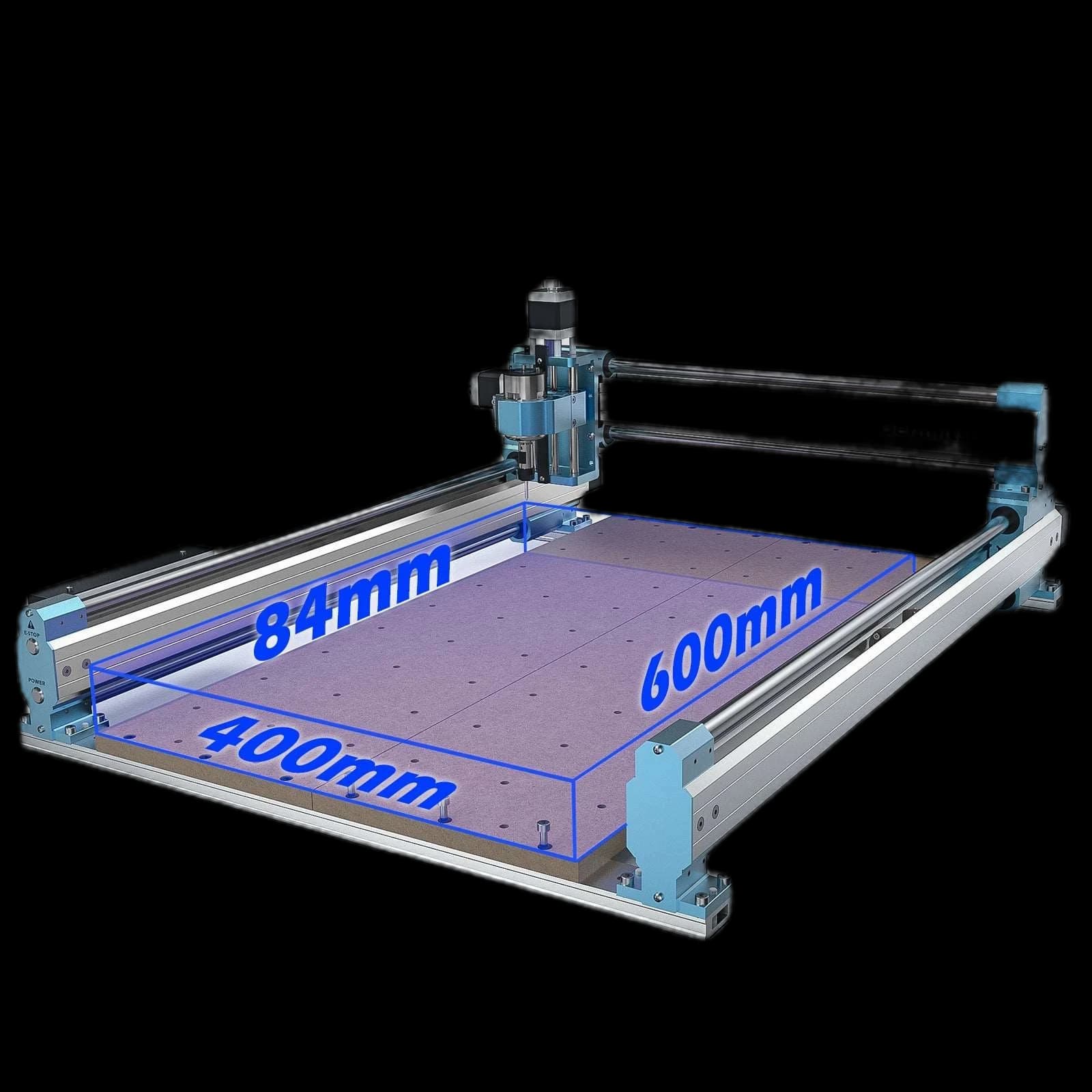 2040, 2060 Threaded Inserts MDF Spoilboard for 4040-PRO CNC Router XY Axis Extension Kit